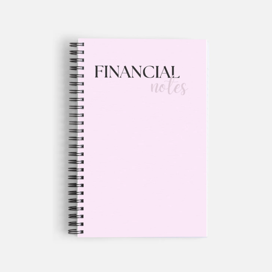 Financial Notes Notebook